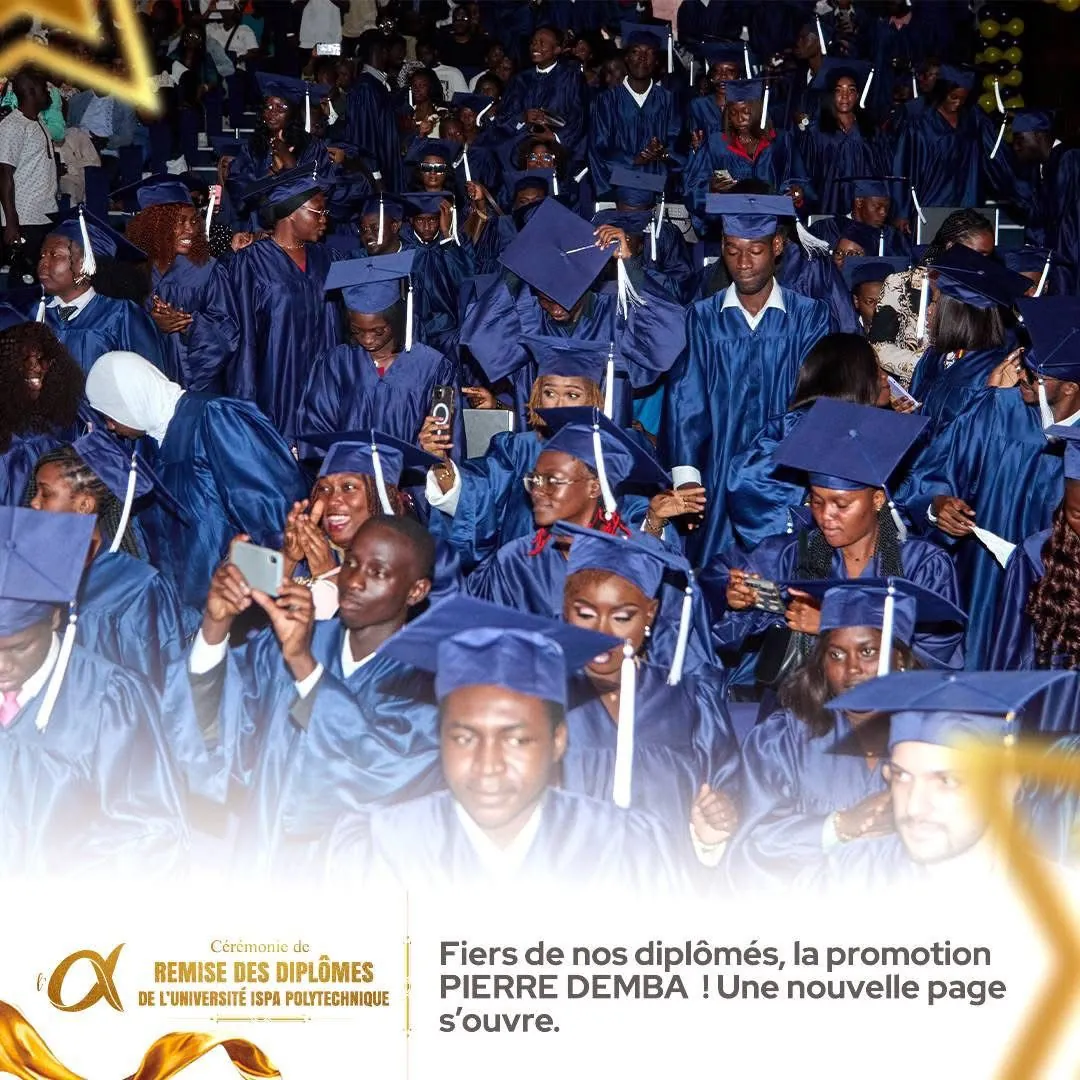 Cérémonie de remise des diplômes de l’Université Polytechnique ISPA